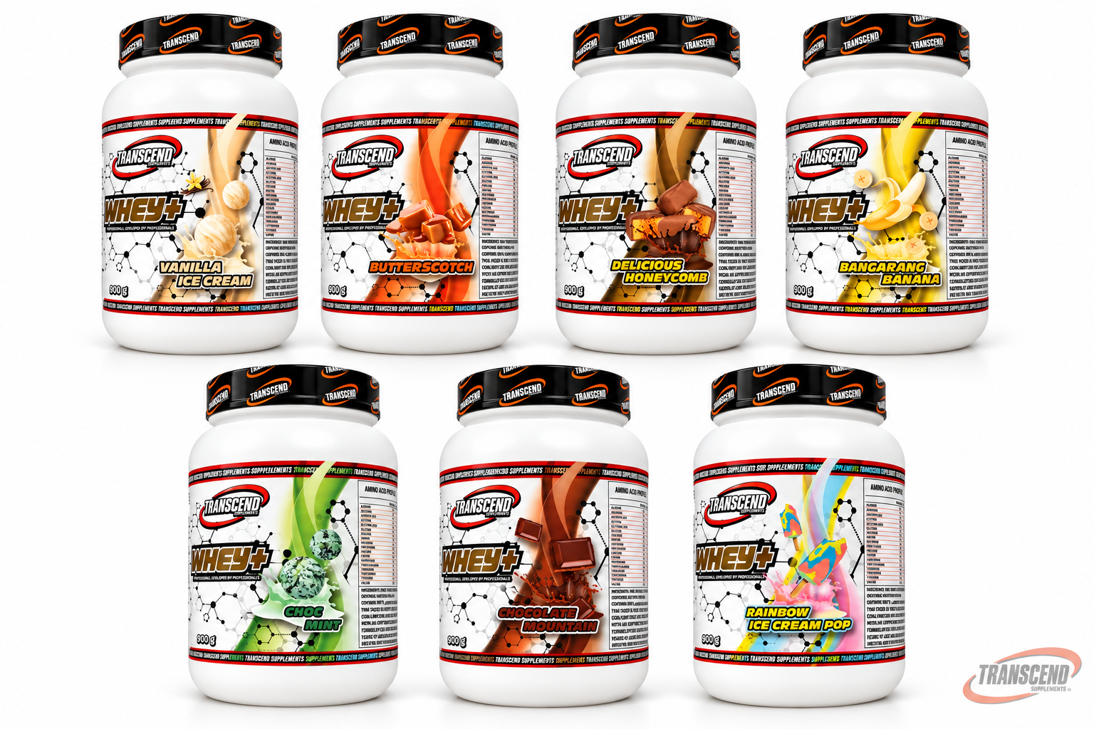Transcend Supplements Whey Plus 900g